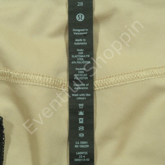 Lululemon ABC Pants Mens 28 Tan Slim Fit 5 Pocket Warpstreme - Picture 6 of 8